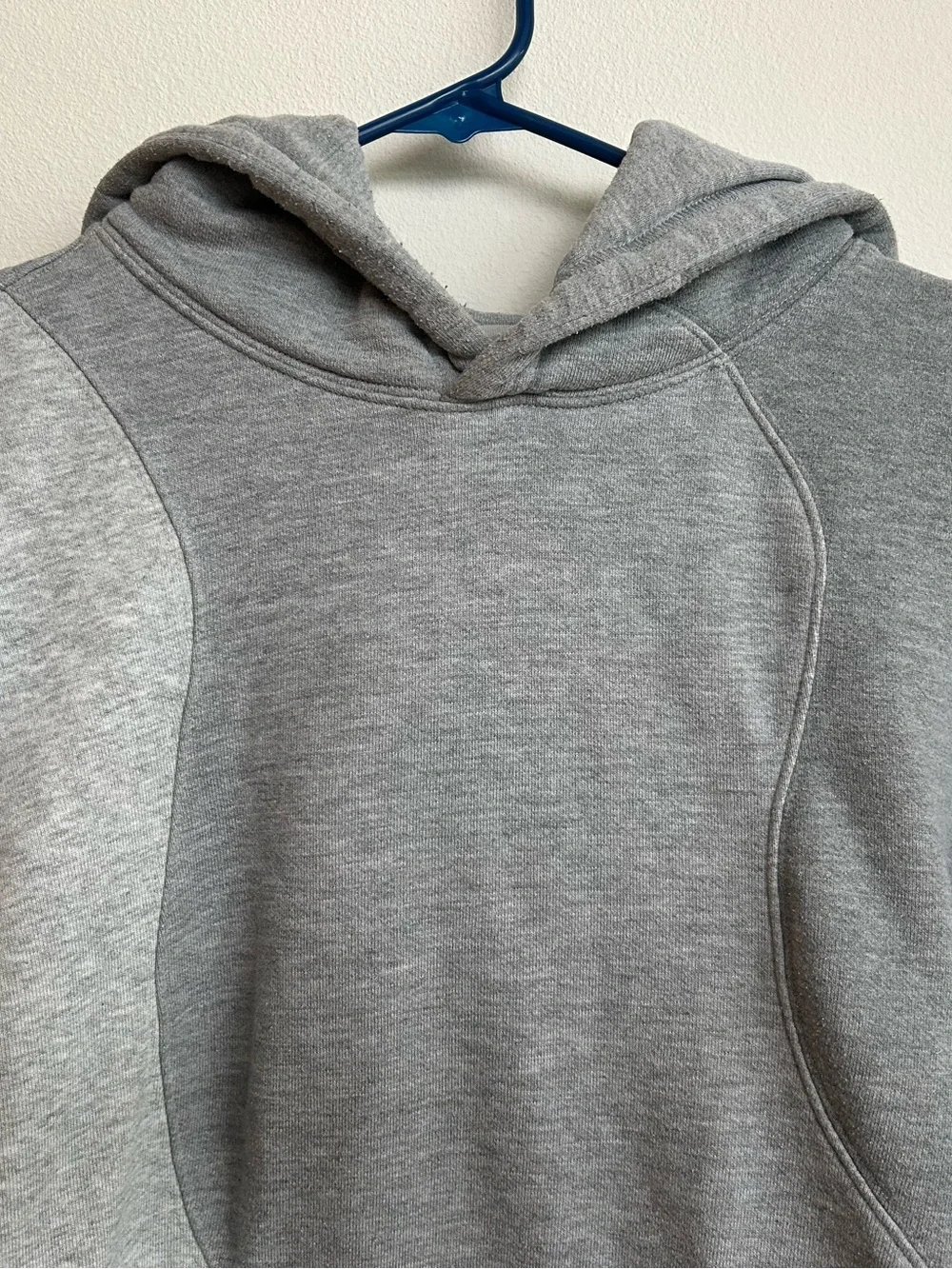 Alo Yoga “Makes Waves” Hoodie in Tonal Heathered Grey Colorway